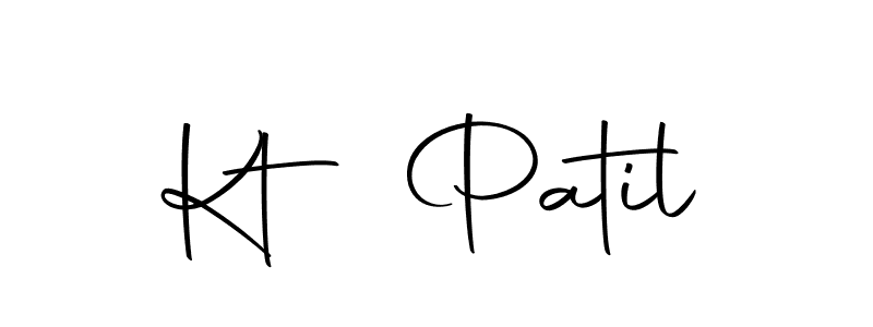 Kt Patil stylish signature style. Best Handwritten Sign (Autography-DOLnW) for my name. Handwritten Signature Collection Ideas for my name Kt Patil. Kt Patil signature style 10 images and pictures png