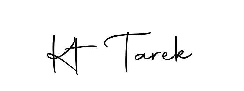 How to make Kt Tarek name signature. Use Autography-DOLnW style for creating short signs online. This is the latest handwritten sign. Kt Tarek signature style 10 images and pictures png