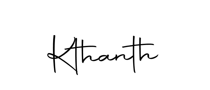 How to make Kthanth signature? Autography-DOLnW is a professional autograph style. Create handwritten signature for Kthanth name. Kthanth signature style 10 images and pictures png