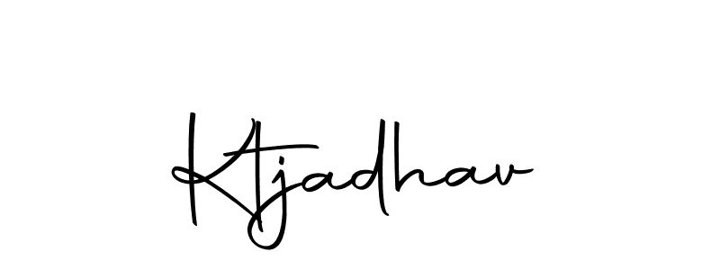 The best way (Autography-DOLnW) to make a short signature is to pick only two or three words in your name. The name Ktjadhav include a total of six letters. For converting this name. Ktjadhav signature style 10 images and pictures png