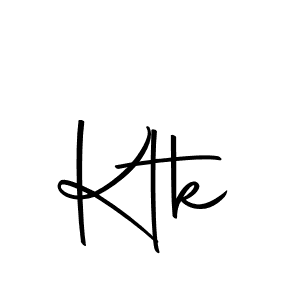 You should practise on your own different ways (Autography-DOLnW) to write your name (Ktk) in signature. don't let someone else do it for you. Ktk signature style 10 images and pictures png