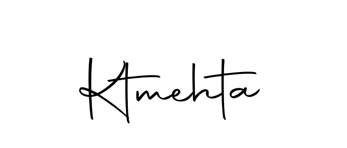 Design your own signature with our free online signature maker. With this signature software, you can create a handwritten (Autography-DOLnW) signature for name Ktmehta. Ktmehta signature style 10 images and pictures png