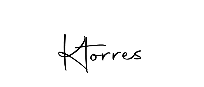 Make a beautiful signature design for name Ktorres. With this signature (Autography-DOLnW) style, you can create a handwritten signature for free. Ktorres signature style 10 images and pictures png