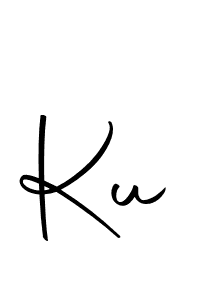 Design your own signature with our free online signature maker. With this signature software, you can create a handwritten (Autography-DOLnW) signature for name Ku. Ku signature style 10 images and pictures png