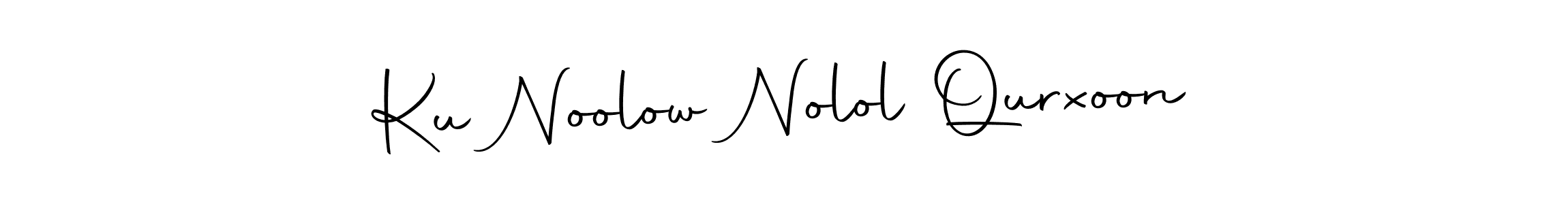 Create a beautiful signature design for name Ku Noolow Nolol Qurxoon. With this signature (Autography-DOLnW) fonts, you can make a handwritten signature for free. Ku Noolow Nolol Qurxoon signature style 10 images and pictures png