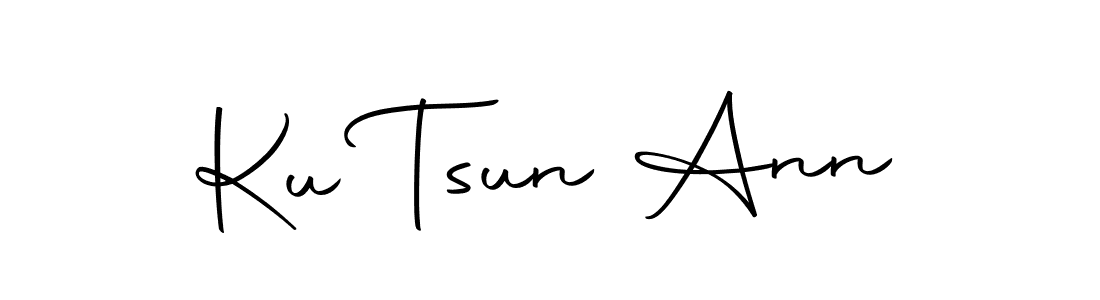 Ku Tsun Ann stylish signature style. Best Handwritten Sign (Autography-DOLnW) for my name. Handwritten Signature Collection Ideas for my name Ku Tsun Ann. Ku Tsun Ann signature style 10 images and pictures png