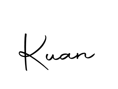 How to make Kuan signature? Autography-DOLnW is a professional autograph style. Create handwritten signature for Kuan name. Kuan signature style 10 images and pictures png