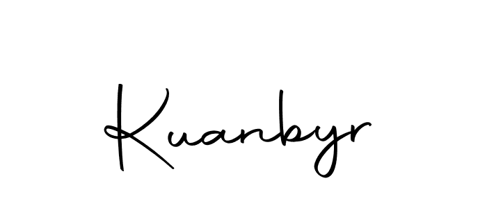 if you are searching for the best signature style for your name Kuanbyr. so please give up your signature search. here we have designed multiple signature styles  using Autography-DOLnW. Kuanbyr signature style 10 images and pictures png