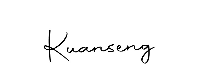 Similarly Autography-DOLnW is the best handwritten signature design. Signature creator online .You can use it as an online autograph creator for name Kuanseng. Kuanseng signature style 10 images and pictures png