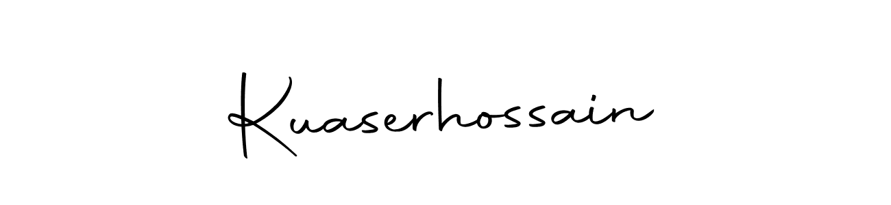 Create a beautiful signature design for name Kuaserhossain. With this signature (Autography-DOLnW) fonts, you can make a handwritten signature for free. Kuaserhossain signature style 10 images and pictures png