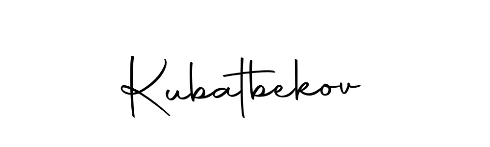 Kubatbekov stylish signature style. Best Handwritten Sign (Autography-DOLnW) for my name. Handwritten Signature Collection Ideas for my name Kubatbekov. Kubatbekov signature style 10 images and pictures png