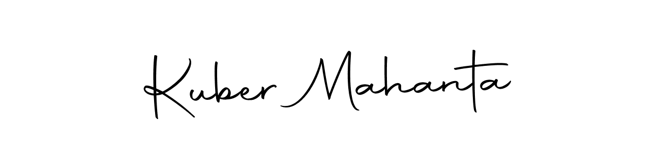 Also we have Kuber Mahanta name is the best signature style. Create professional handwritten signature collection using Autography-DOLnW autograph style. Kuber Mahanta signature style 10 images and pictures png