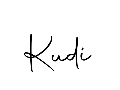 Design your own signature with our free online signature maker. With this signature software, you can create a handwritten (Autography-DOLnW) signature for name Kudi. Kudi signature style 10 images and pictures png