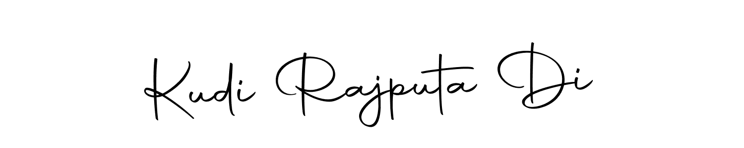You can use this online signature creator to create a handwritten signature for the name Kudi Rajputa Di. This is the best online autograph maker. Kudi Rajputa Di signature style 10 images and pictures png