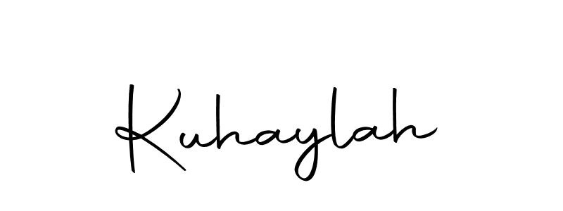 Kuhaylah stylish signature style. Best Handwritten Sign (Autography-DOLnW) for my name. Handwritten Signature Collection Ideas for my name Kuhaylah. Kuhaylah signature style 10 images and pictures png