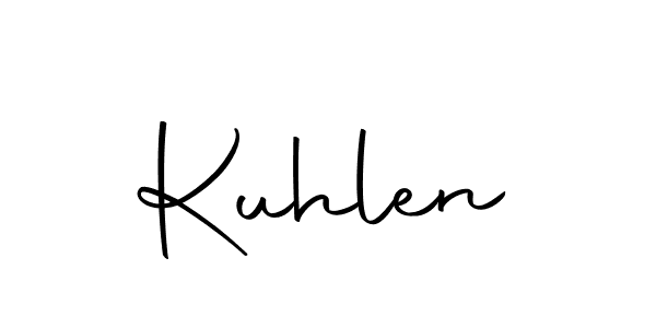 Design your own signature with our free online signature maker. With this signature software, you can create a handwritten (Autography-DOLnW) signature for name Kuhlen. Kuhlen signature style 10 images and pictures png