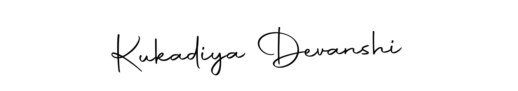 Make a beautiful signature design for name Kukadiya Devanshi. Use this online signature maker to create a handwritten signature for free. Kukadiya Devanshi signature style 10 images and pictures png