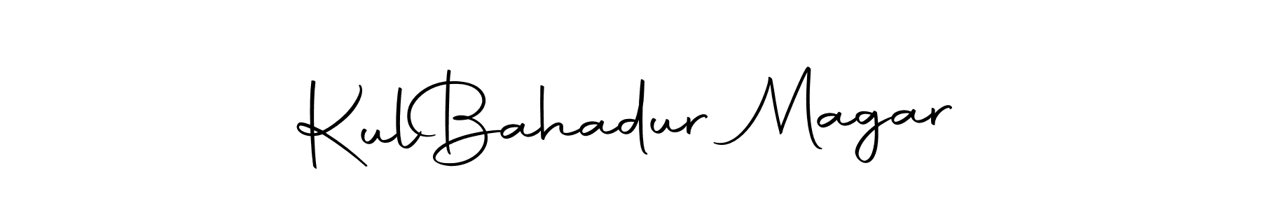 How to make Kul  Bahadur Magar signature? Autography-DOLnW is a professional autograph style. Create handwritten signature for Kul  Bahadur Magar name. Kul  Bahadur Magar signature style 10 images and pictures png