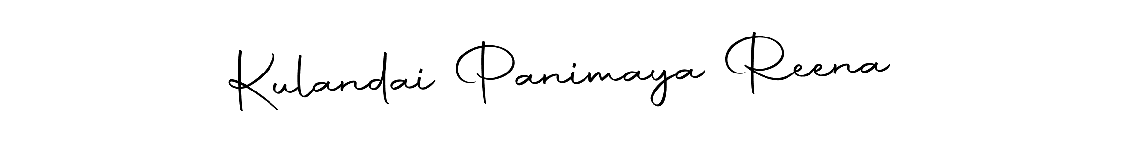 Make a short Kulandai Panimaya Reena signature style. Manage your documents anywhere anytime using Autography-DOLnW. Create and add eSignatures, submit forms, share and send files easily. Kulandai Panimaya Reena signature style 10 images and pictures png