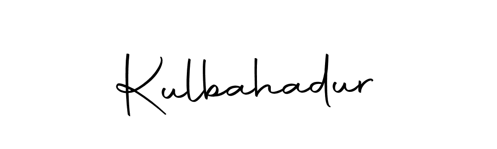 How to make Kulbahadur signature? Autography-DOLnW is a professional autograph style. Create handwritten signature for Kulbahadur name. Kulbahadur signature style 10 images and pictures png