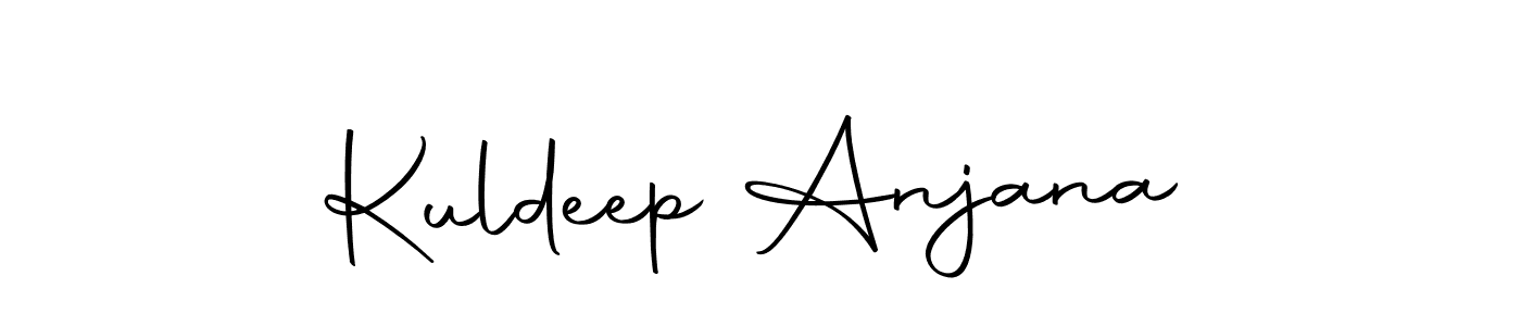 You can use this online signature creator to create a handwritten signature for the name Kuldeep Anjana. This is the best online autograph maker. Kuldeep Anjana signature style 10 images and pictures png