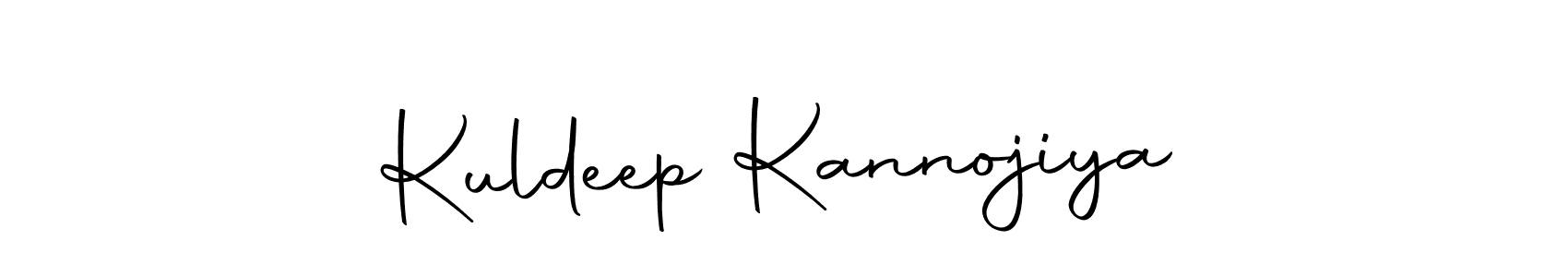 How to make Kuldeep Kannojiya name signature. Use Autography-DOLnW style for creating short signs online. This is the latest handwritten sign. Kuldeep Kannojiya signature style 10 images and pictures png
