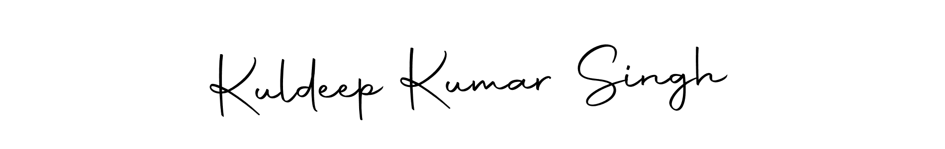 Create a beautiful signature design for name Kuldeep Kumar Singh. With this signature (Autography-DOLnW) fonts, you can make a handwritten signature for free. Kuldeep Kumar Singh signature style 10 images and pictures png
