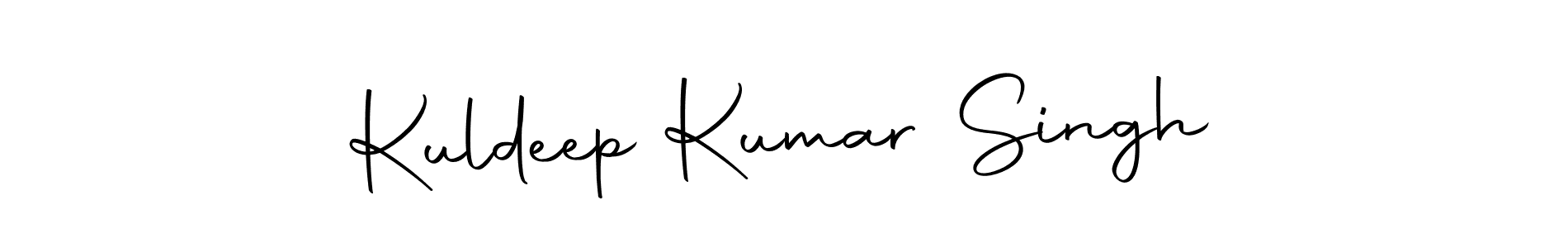 Create a beautiful signature design for name Kuldeep Kumar Singh. With this signature (Autography-DOLnW) fonts, you can make a handwritten signature for free. Kuldeep Kumar Singh signature style 10 images and pictures png