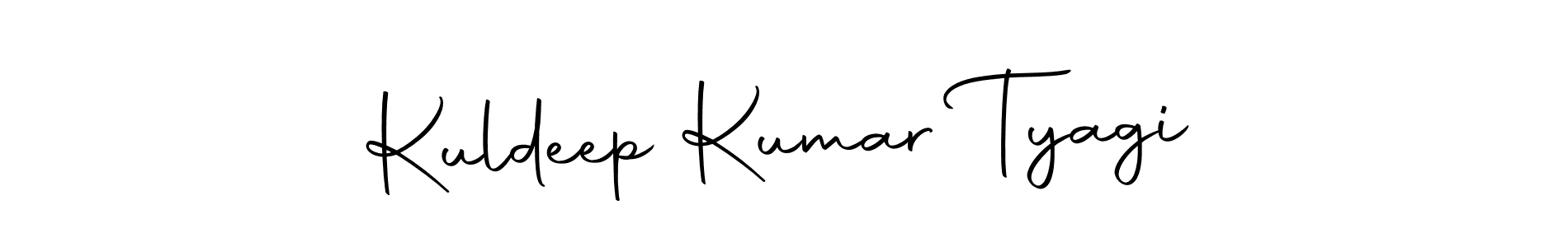 Make a short Kuldeep Kumar Tyagi signature style. Manage your documents anywhere anytime using Autography-DOLnW. Create and add eSignatures, submit forms, share and send files easily. Kuldeep Kumar Tyagi signature style 10 images and pictures png