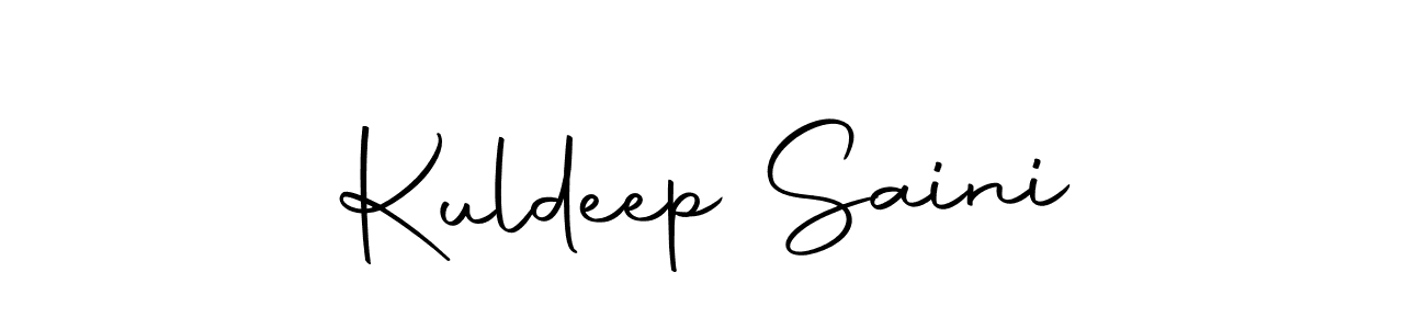 Design your own signature with our free online signature maker. With this signature software, you can create a handwritten (Autography-DOLnW) signature for name Kuldeep Saini. Kuldeep Saini signature style 10 images and pictures png