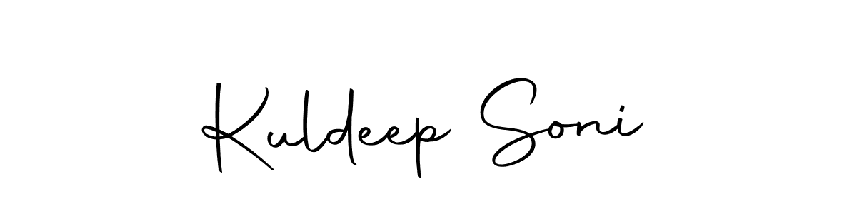 Use a signature maker to create a handwritten signature online. With this signature software, you can design (Autography-DOLnW) your own signature for name Kuldeep Soni. Kuldeep Soni signature style 10 images and pictures png
