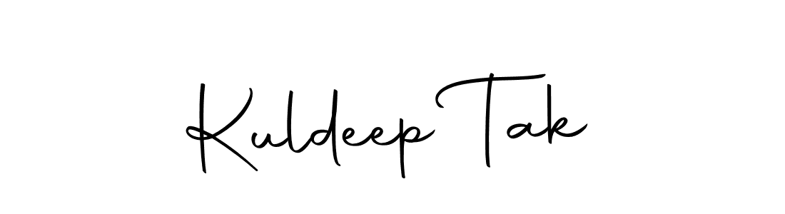 Create a beautiful signature design for name Kuldeep Tak. With this signature (Autography-DOLnW) fonts, you can make a handwritten signature for free. Kuldeep Tak signature style 10 images and pictures png