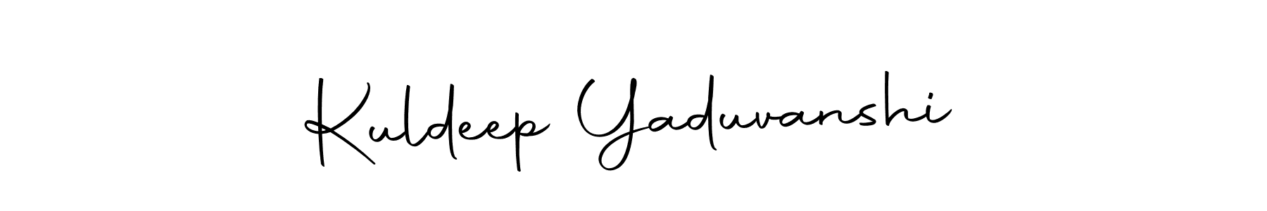 Use a signature maker to create a handwritten signature online. With this signature software, you can design (Autography-DOLnW) your own signature for name Kuldeep Yaduvanshi. Kuldeep Yaduvanshi signature style 10 images and pictures png