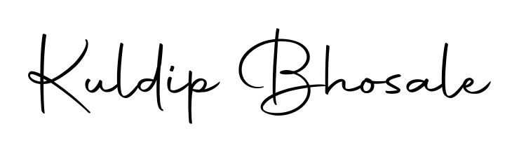 Check out images of Autograph of Kuldip Bhosale name. Actor Kuldip Bhosale Signature Style. Autography-DOLnW is a professional sign style online. Kuldip Bhosale signature style 10 images and pictures png