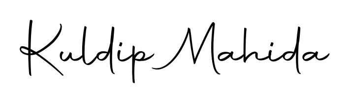 How to make Kuldip Mahida name signature. Use Autography-DOLnW style for creating short signs online. This is the latest handwritten sign. Kuldip Mahida signature style 10 images and pictures png