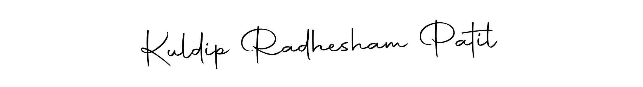 This is the best signature style for the Kuldip Radhesham Patil name. Also you like these signature font (Autography-DOLnW). Mix name signature. Kuldip Radhesham Patil signature style 10 images and pictures png