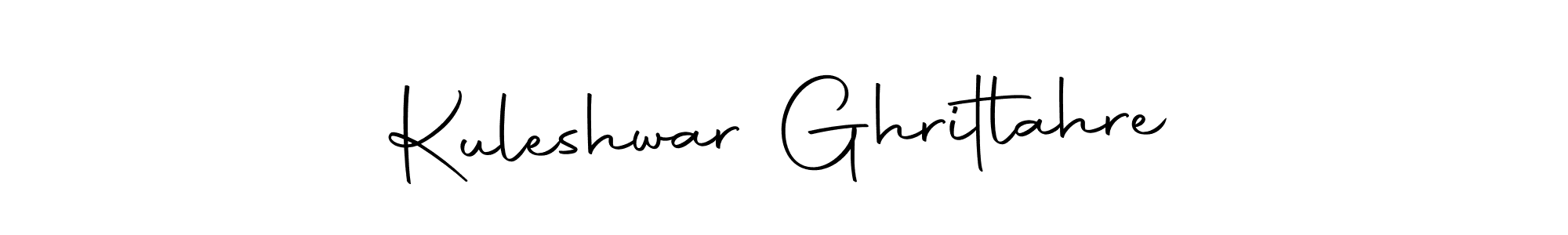 You should practise on your own different ways (Autography-DOLnW) to write your name (Kuleshwar Ghritlahre) in signature. don't let someone else do it for you. Kuleshwar Ghritlahre signature style 10 images and pictures png