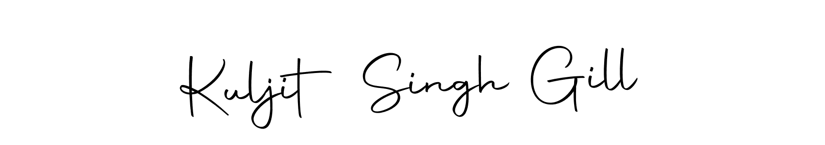 Design your own signature with our free online signature maker. With this signature software, you can create a handwritten (Autography-DOLnW) signature for name Kuljit Singh Gill. Kuljit Singh Gill signature style 10 images and pictures png