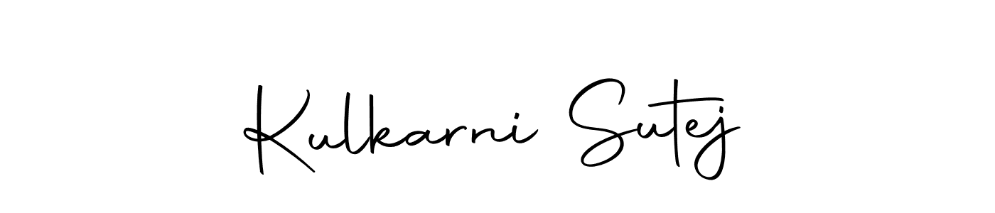 Use a signature maker to create a handwritten signature online. With this signature software, you can design (Autography-DOLnW) your own signature for name Kulkarni Sutej. Kulkarni Sutej signature style 10 images and pictures png