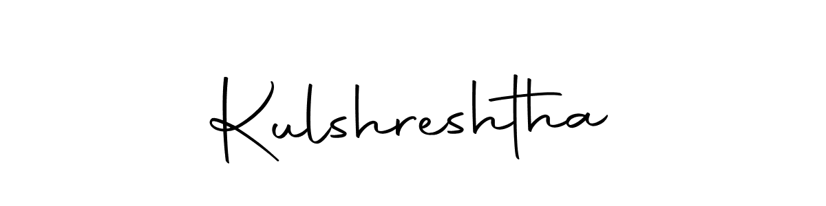 Design your own signature with our free online signature maker. With this signature software, you can create a handwritten (Autography-DOLnW) signature for name Kulshreshtha. Kulshreshtha signature style 10 images and pictures png