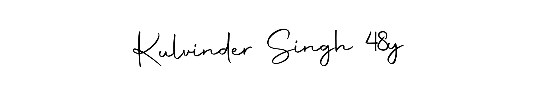 Also we have Kulvinder Singh 48y name is the best signature style. Create professional handwritten signature collection using Autography-DOLnW autograph style. Kulvinder Singh 48y signature style 10 images and pictures png