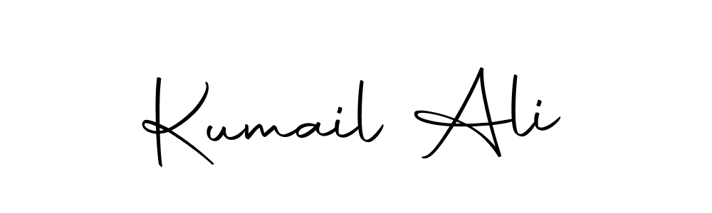 Make a beautiful signature design for name Kumail Ali. Use this online signature maker to create a handwritten signature for free. Kumail Ali signature style 10 images and pictures png