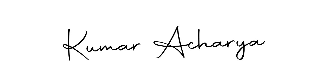 You can use this online signature creator to create a handwritten signature for the name Kumar Acharya. This is the best online autograph maker. Kumar Acharya signature style 10 images and pictures png