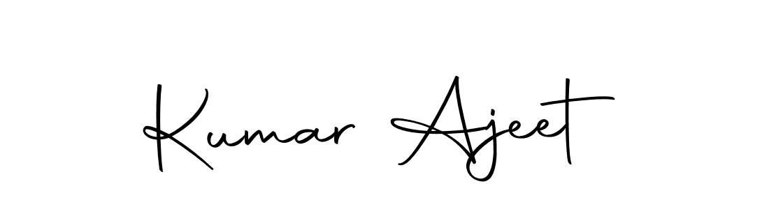 Design your own signature with our free online signature maker. With this signature software, you can create a handwritten (Autography-DOLnW) signature for name Kumar Ajeet. Kumar Ajeet signature style 10 images and pictures png