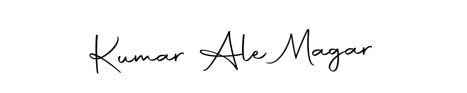 Design your own signature with our free online signature maker. With this signature software, you can create a handwritten (Autography-DOLnW) signature for name Kumar Ale Magar. Kumar Ale Magar signature style 10 images and pictures png