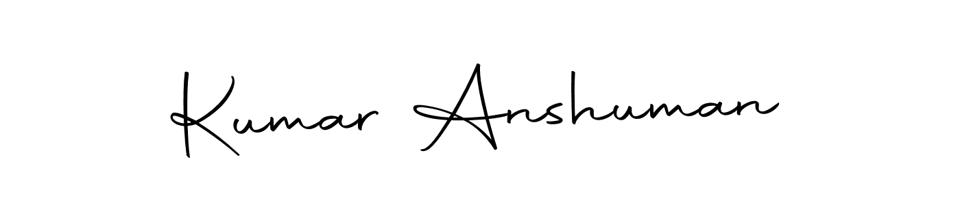 You should practise on your own different ways (Autography-DOLnW) to write your name (Kumar Anshuman) in signature. don't let someone else do it for you. Kumar Anshuman signature style 10 images and pictures png