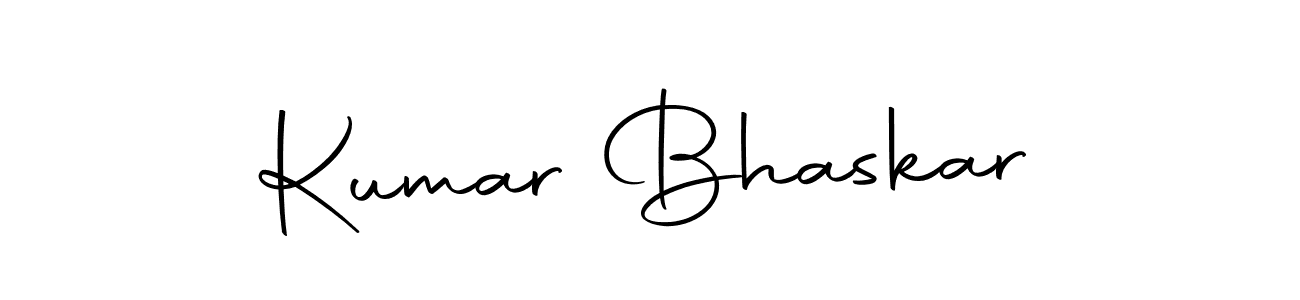 How to make Kumar Bhaskar name signature. Use Autography-DOLnW style for creating short signs online. This is the latest handwritten sign. Kumar Bhaskar signature style 10 images and pictures png