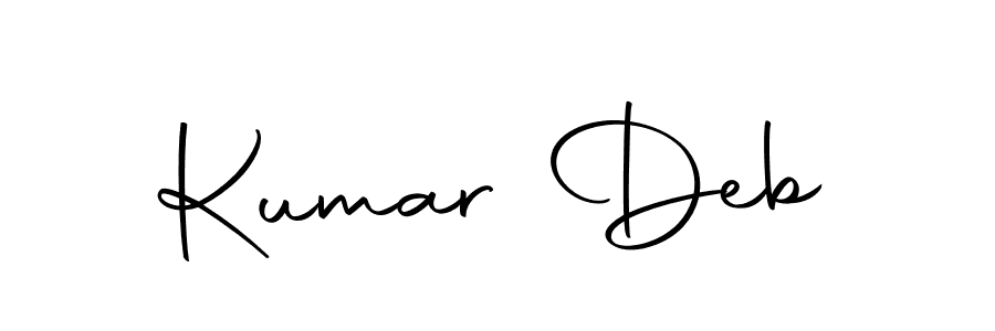 Create a beautiful signature design for name Kumar Deb. With this signature (Autography-DOLnW) fonts, you can make a handwritten signature for free. Kumar Deb signature style 10 images and pictures png