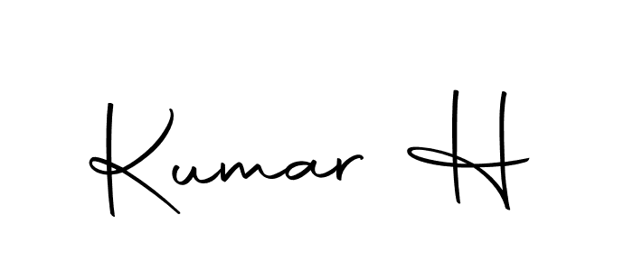 Here are the top 10 professional signature styles for the name Kumar H. These are the best autograph styles you can use for your name. Kumar H signature style 10 images and pictures png