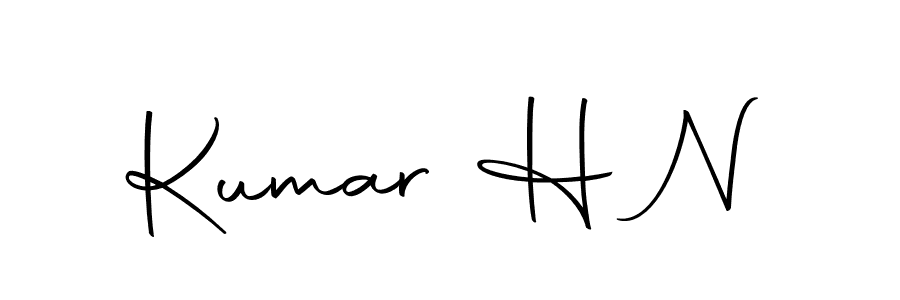 How to make Kumar H N signature? Autography-DOLnW is a professional autograph style. Create handwritten signature for Kumar H N name. Kumar H N signature style 10 images and pictures png